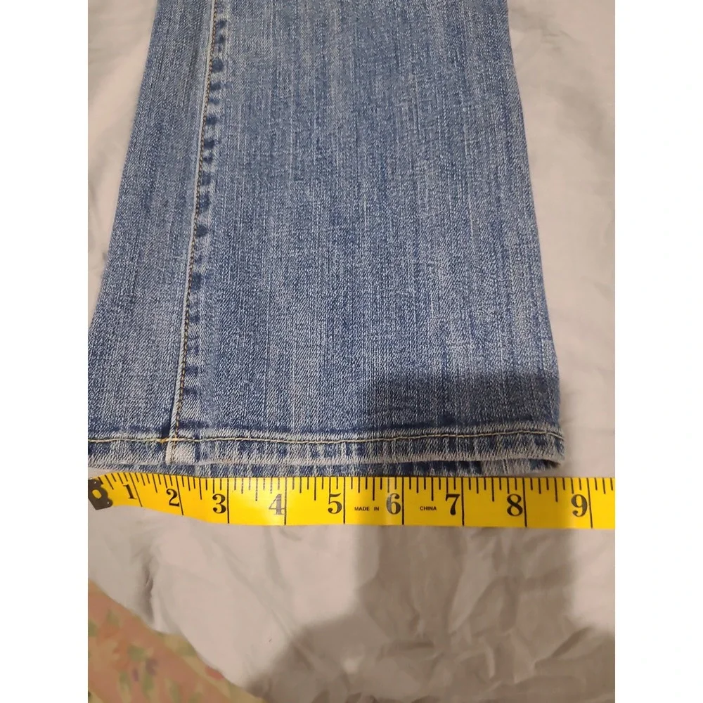 Vtg. GAP Low Rise Boot Cut Women SZ‎ 8L med wash stretch jean casual Y2K with